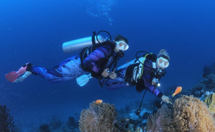 Diving with Anna